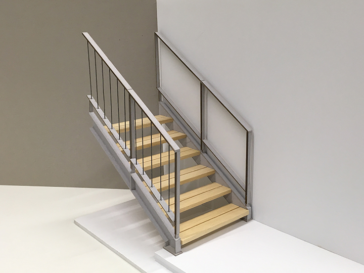 Maquette d'étude escalier